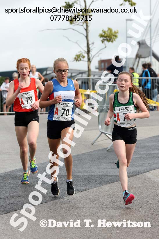 Girls under-13s Northern 6 and 4 Stage Road Relays. Photo: David T. Hewitson/Sports for All Pics
